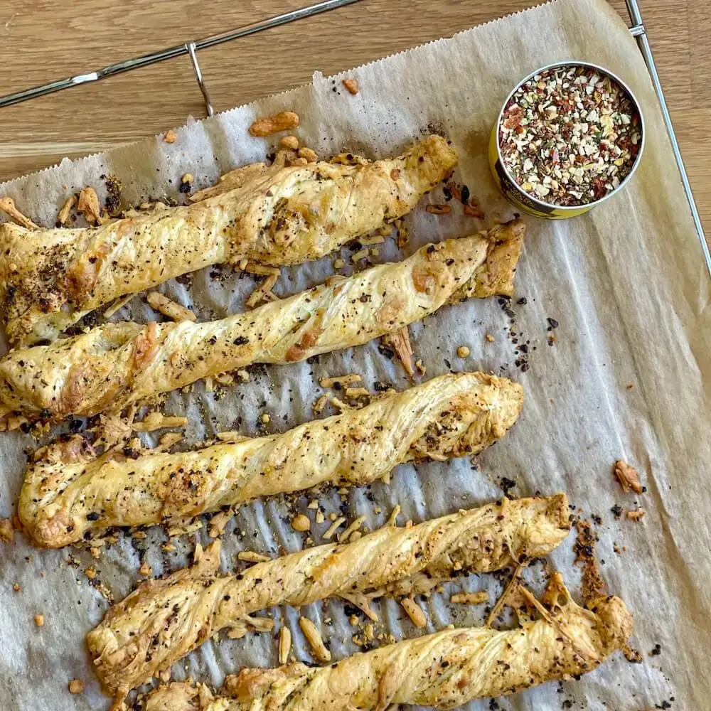 Puff Pastry Cheese Straws