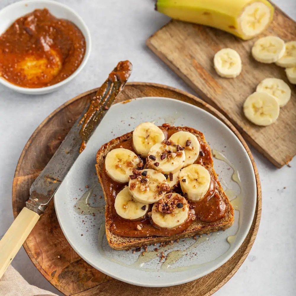 Peanut Butter and Banana Toast