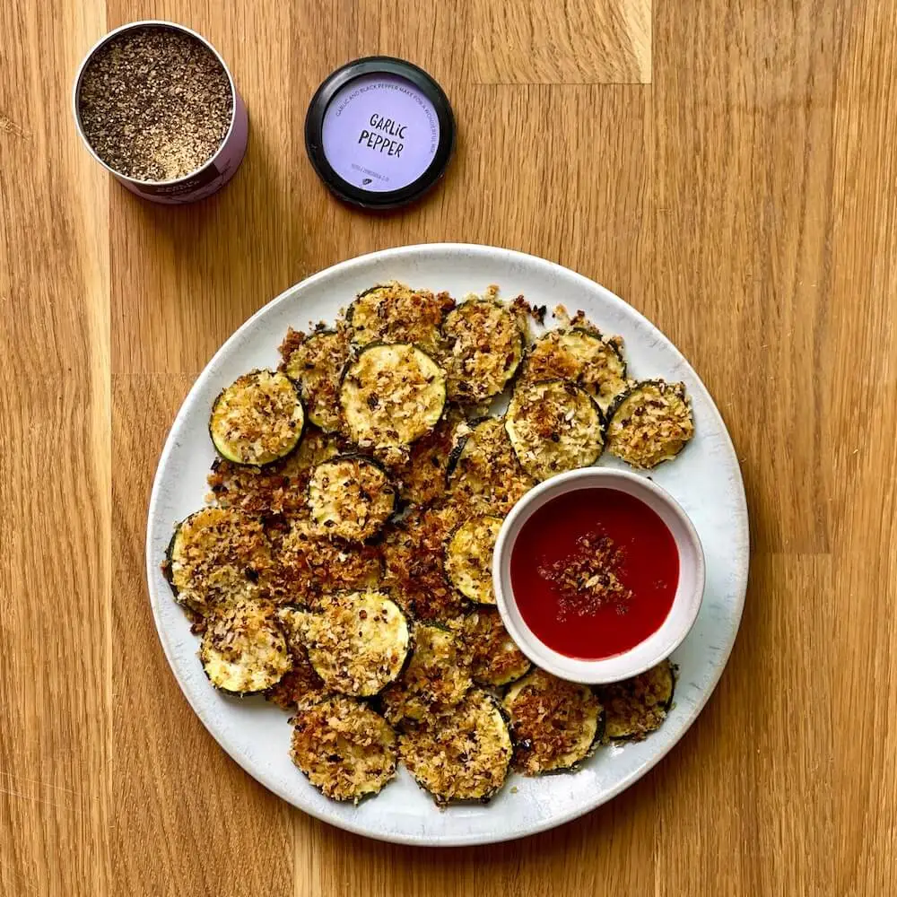 Air Fryer Courgette Crisps