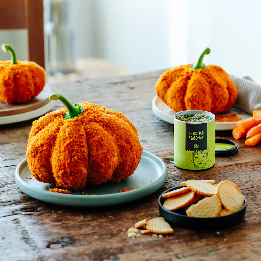 Pumpkin-Shaped Cheese Ball