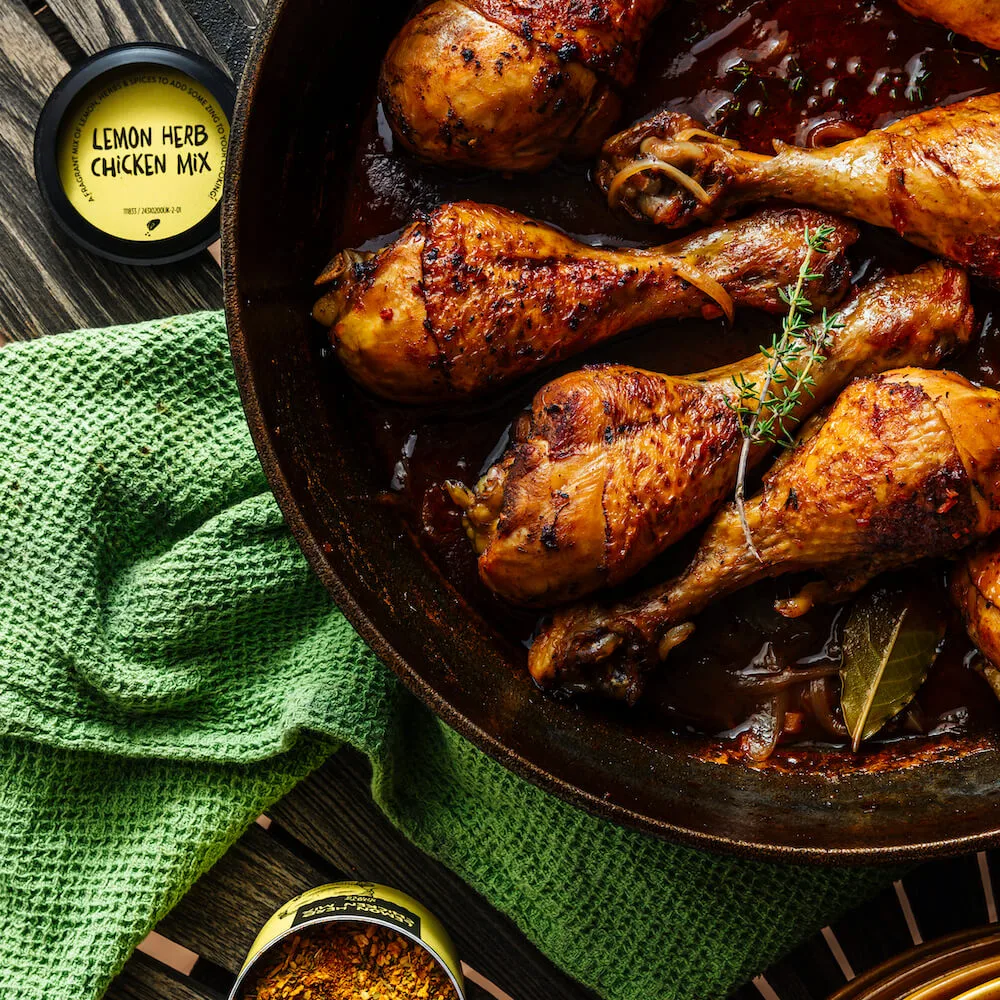 Beer-Braised Chicken Drumsticks