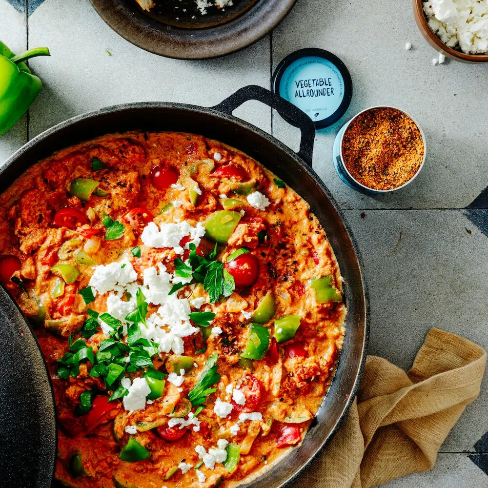 Menemen (Turkish Scrambled Eggs)