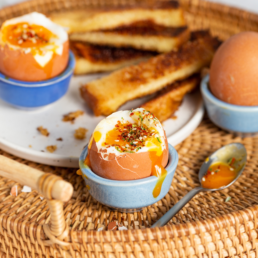 Soft boiled eggs recipe